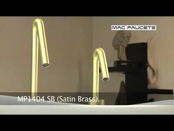 MP1404 Matching Electronic Faucet and Electronic Soap Dispenser in Matte Black