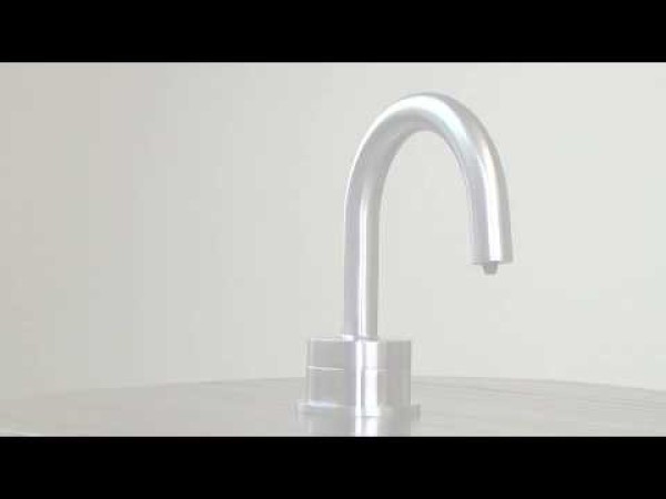 PYOS-1101 Sensor Soap Dispenser for Vessel Bowl Sinks in Matte Black