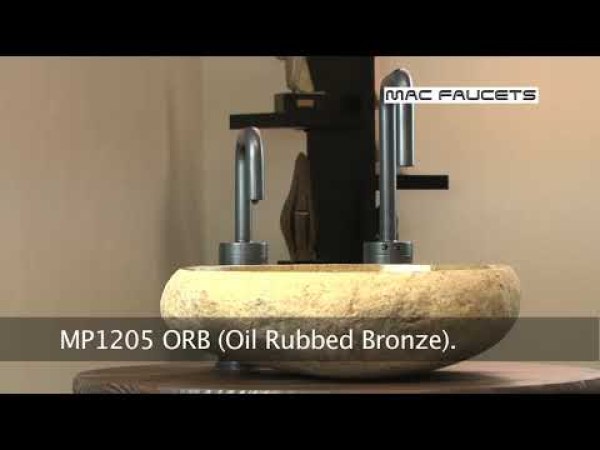 MP1205 Matching Electronic Faucet and Electronic Soap Dispenser in Matte Black