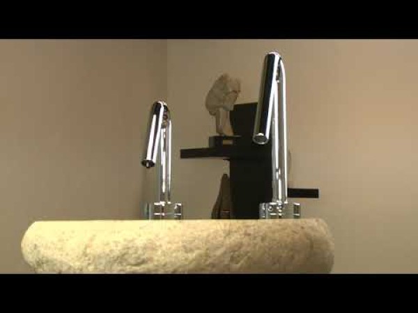 MP1405 Matching Electronic Faucet and Electronic Soap Dispenser In Matte Black