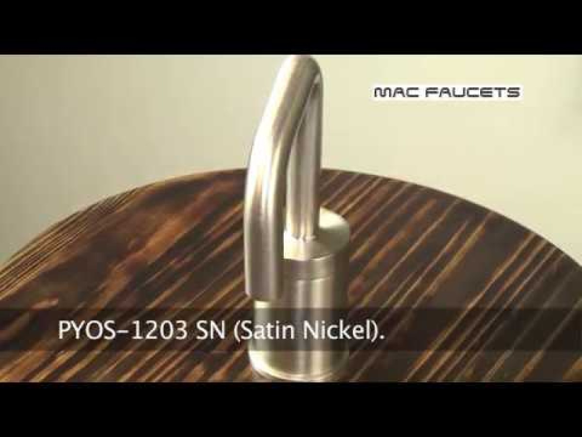 PYOS-1203 Automatic Soap Dispenser for Vessel Sinks in Matte Black