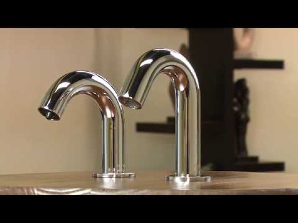 OTC200SS-210SS Matching Electronic Faucet and Electronic Soap Dispenser In Stainless Steel