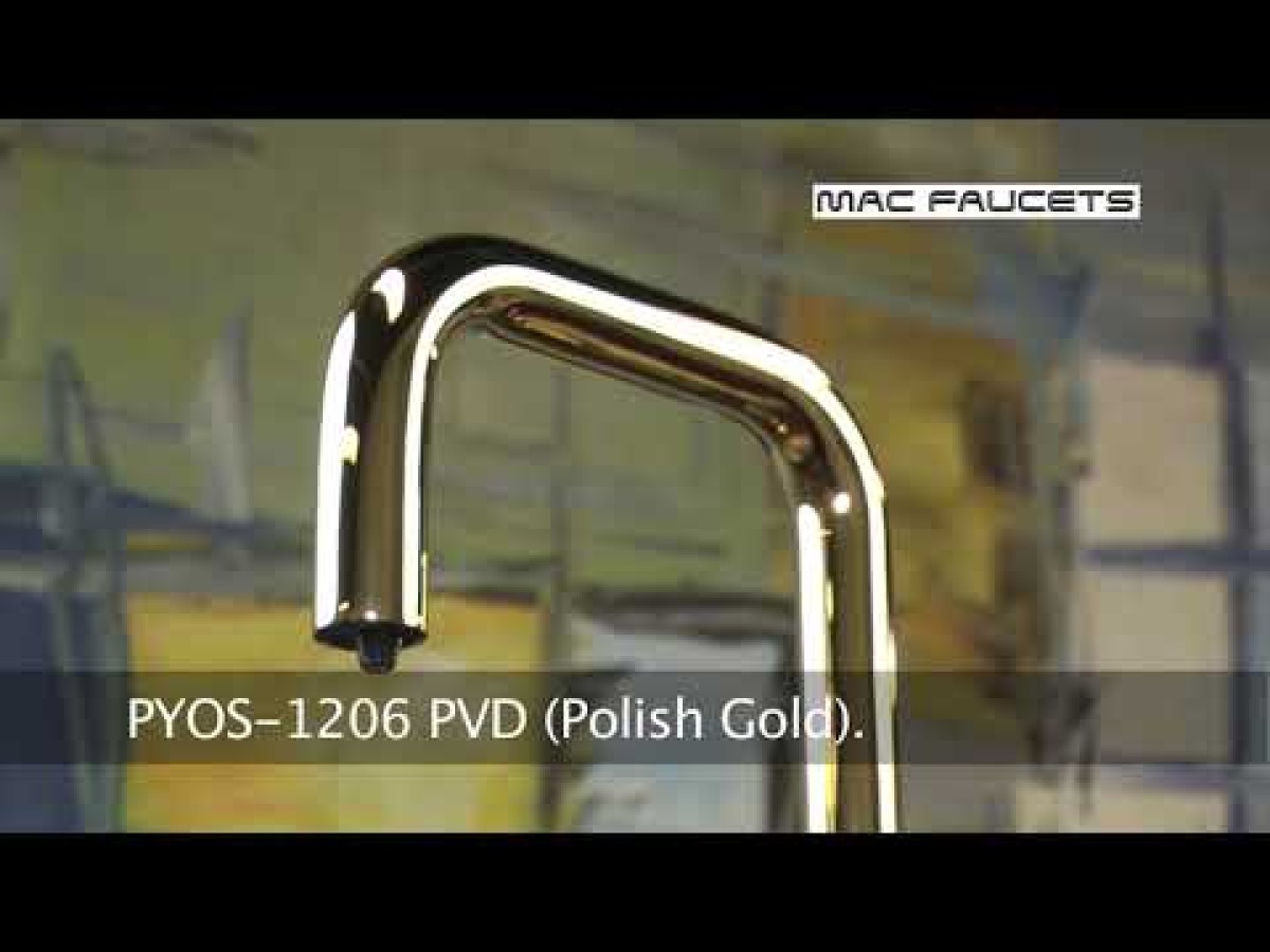 PYOS-1206 Automatic Soap Dispenser for Vessel Sinks in Matte Black