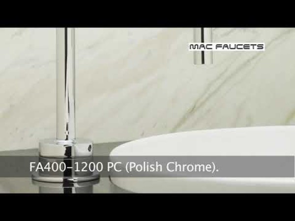 FA400-1200 Ultra Modern Automatic Faucet Series in Matte Black